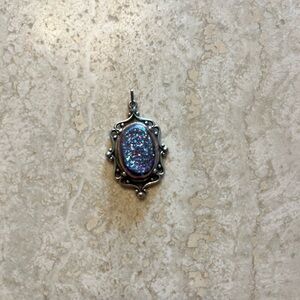 New Oval Bezel Druzy Custom Pendant